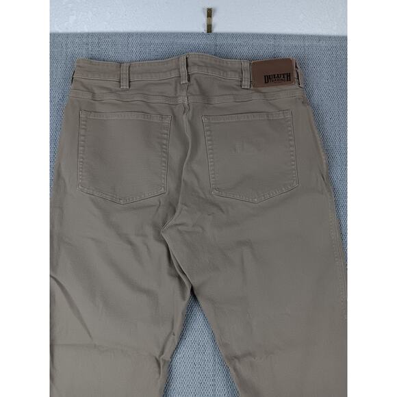 Duluth Trading Co, Flex Fire Hose Pants Mens 35X31 Beige Standard Fit Stretch - Picture 7 of 13
